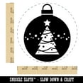 thumbnail image 2 of Holiday Ornament Christmas Evergreen Tree Self-Inking Rubber Stamp Ink Stamper - Black Ink - Large 1-1/2 Inch, 2 of 7