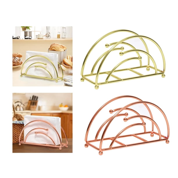 Dispensador de soporte para servilletas de papel, almacenamiento de organización de mesa para cocina, comedor, mesa de Picnic, restaurante BLESIY Servilletero