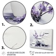 thumbnail image 3 of Designart "violet Grey Minimalism Balance And Contrast Pottery" Abstract Still Lifes Floater Framed Wall Art Living Room, 3 of 7
