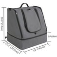 thumbnail image 2 of Portable Cat Travel Litter Box with Zipped Waterproof Bag,No Collapse with Hard Base Insert at Bottom, No Leakage, No Smell, Easy to Carry, Easy to Use in Hotels, Car Gray, 2 of 7