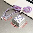 thumbnail image 2 of 1 juego de cargador de carga rápida de 20 W y juego de protección contra enredos de cables de datos for Apple, compatible con iPhone 14 Pro Max/13/12/11, 2 of 2