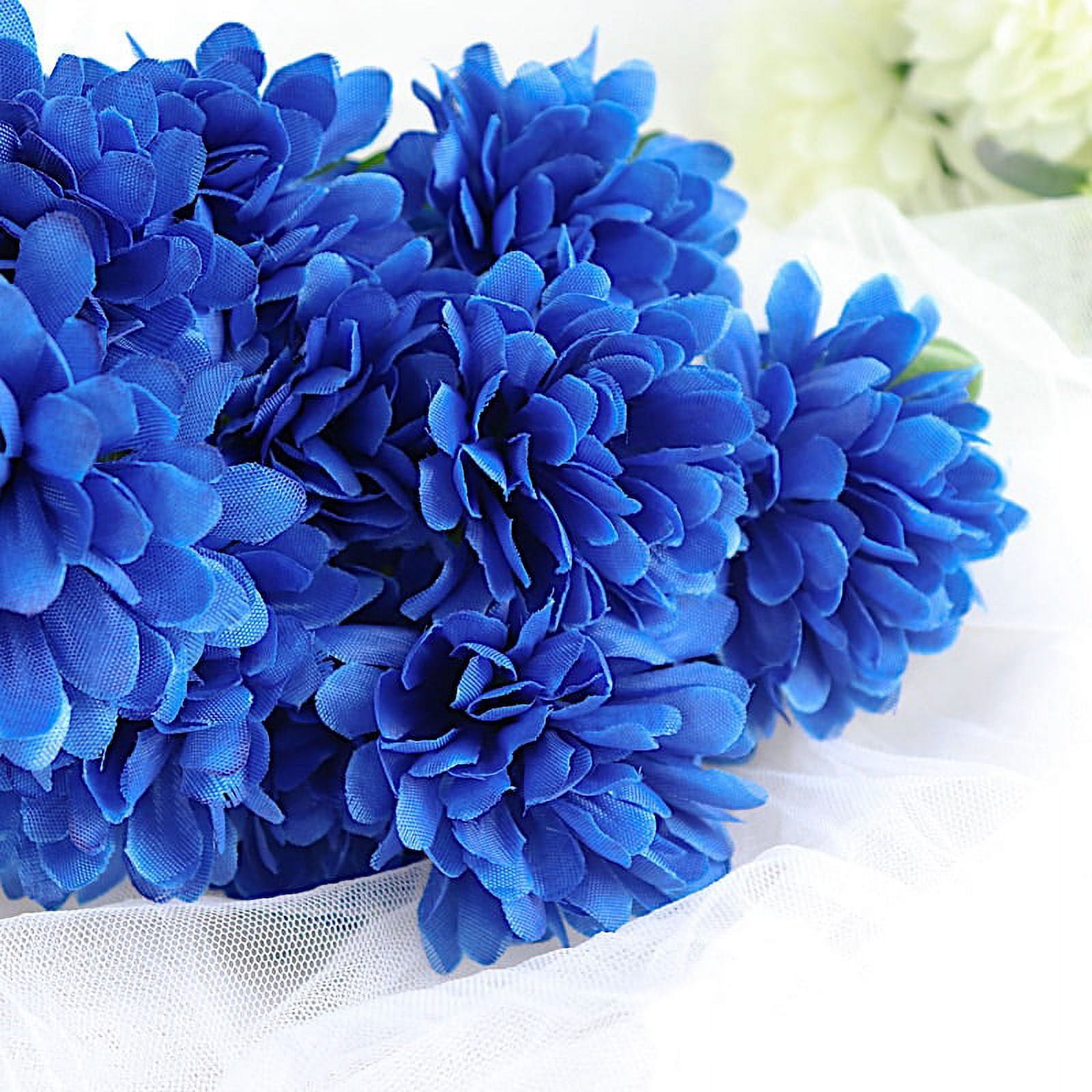 84 Silk Chrysanthemum - Navy Blue