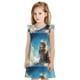 thumbnail image 1 of Fotbe Blue Sky Winged Cat Vestido de Dormir para Niñas de 3 a 10 Años, Mangas Cortas, Estilo Princesa, Pijama Camisón con Mangas Voladas-X-Large, 1 of 6