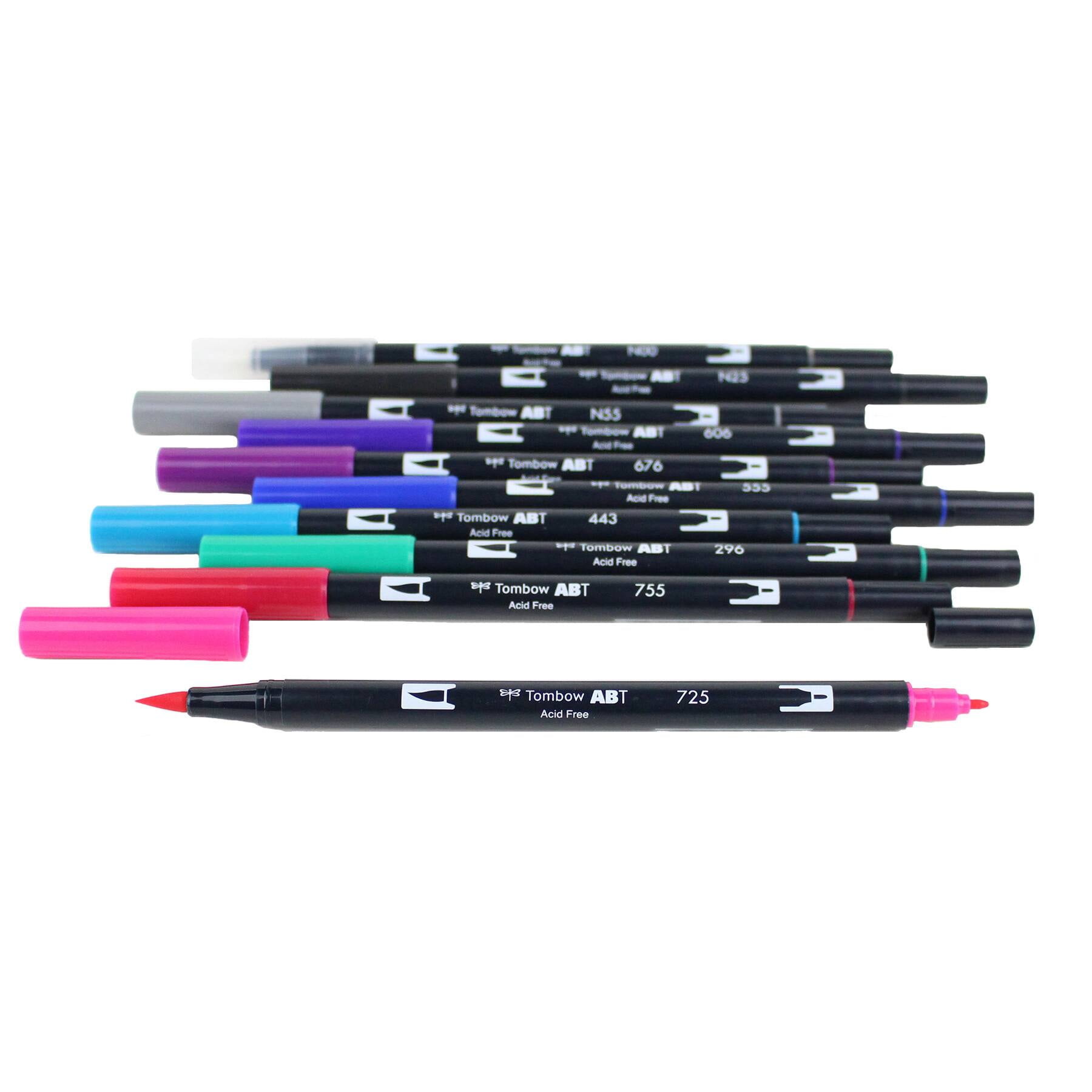 Tombow Dual Brush Pen Sets of 108, 20 & 10 - Brush & Fine Tip Markers