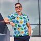 thumbnail image 4 of Fotbe Cartoon Monster Camiseta Polo de Golf para Hombre con Estampado – Camisa Deportiva Transpirable con Cuello Abotonado-Medium, 4 of 6