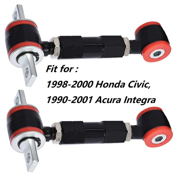 Labwork 2pcs Adjustable Rear Suspension Camber Control Arms Kit Vfj3612578 Fit for 1998-2000 Honda Civic, 1990-2001 Acura Integra