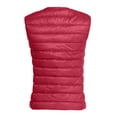 thumbnail image 3 of BKQCNKM Puffer Vest Women Vests for Women 2024 Women Vest Cultivate One Morality Warm V Neck Thin Down Vest Inside Cropped Puffer Vest, Red L, 3 of 5