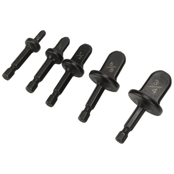 Pipe Flaring Tool, Swaging Tool Bit Set Wear Resistance High Carbon Steel Strong For Copper Pipe