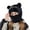 Black, variant on Baby Winter Hat Balaclava Toddler Infant Fleece Lined Knit Hood Hats Warm Windproof Scarf Mask Cap Face Mask Neck Warmer Cold Weather Ski Gear for Kids Boys Girls