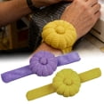 thumbnail image 3 of Velvet Wristband Pincushion With Snap Closure For Sewing Needles And Pins Portable Craft For Quilting Dressmaking, 3 of 5