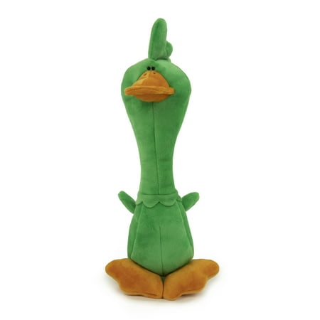 UPC: 0786306708610 | TrustyPup Tough  N Fun Long Neck Duck Durable Plush Squeaker Dog Toy with Chew Guard Technology  Green  Large