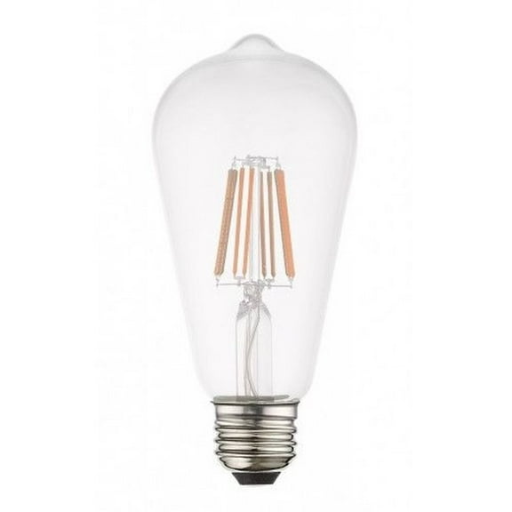 960811X10-Livex Lighting-Accessory - 5.5 Inch 7.7W E26 Medium Base ST19 Edison Filament LED Replacement Bulb (Pack of 10)