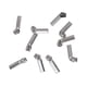thumbnail image 1 of 10pcs Multi Metal Zip Puller Zipper Sliders Head Cremallera Reparación Kit Reemplazo Plata antigua 1 Hugo Deslizador de cremallera, 1 of 10