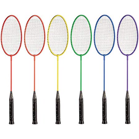 Champion Sports Tempered Steel Badminton Rackets With Steel Coated Strings