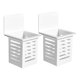 thumbnail image 2 of Organizador de pared para estante de almacenamiento de cubiertos | Portacuchillos sin punzones Tenedor de tenedor | Caja de plástico desmontable con compartimentos extraíbles | Instalación de, 2 of 6