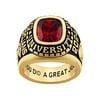 Order Now for 2025 Graduation, Freestyle Men's 18K Gold over Sterling Large Classic Stone Class Ring , Personalized, High School or College