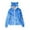 Light Blue, variant on lnmuld Hoodies for Girls Solid Color Autumn and Winter Boy Tie Dye 3D Printed Cat Ears Zipper Hoodie for with Cat Ears Pullover for Girl and Boy Size:6-7 Years