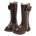 thumbnail image 2 of Huanglei Stylish Girls Knee High Boots For Fashionable With Comfortable Fit And Durable Sole Design Cowgirl Boots for Girls 9-9.5 Years, 2 of 8