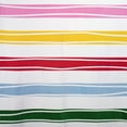 thumbnail image 6 of Packed Party Beach Towel, Rainbow Stripes Print, Multi-Color with Blue Fringe, 6 of 6