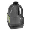 thumbnail image 2 of 1 Gallon BPA FREE Reusable Plastic Drinking Water Big Mouth "Dairy" Bottle Jug Container with Holder - Black, 2 of 5