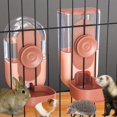 thumbnail image 1 of Lishi Automatic Hanging Pet Feeder and Water Dispenser Set for Small Animals, 1 of 5