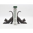 thumbnail image 1 of Ensemble de 2 Serre-Livres en Fonte Chats Bruns, 1 of 1