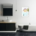 thumbnail image 5 of Stupell Industries Children's Tiger Bubble Bath Cute Safari Animal Bathroom, 24 x 30,Design by Erica Billups, 5 of 5