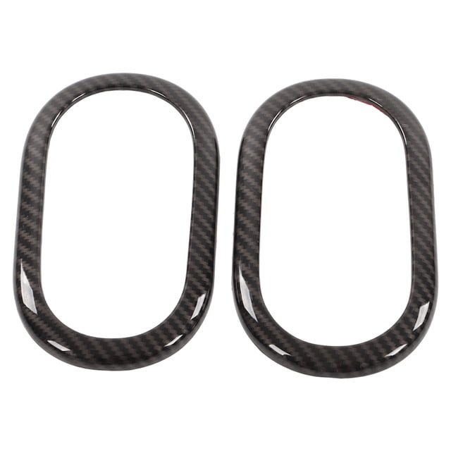 Embellecedor De 2 Piezas De Repuesto Para Manija De Puerta Interior Estilo Fibra De Carbono Para Smart Fortwo C453 A453 W453 Facelift 2015-2020