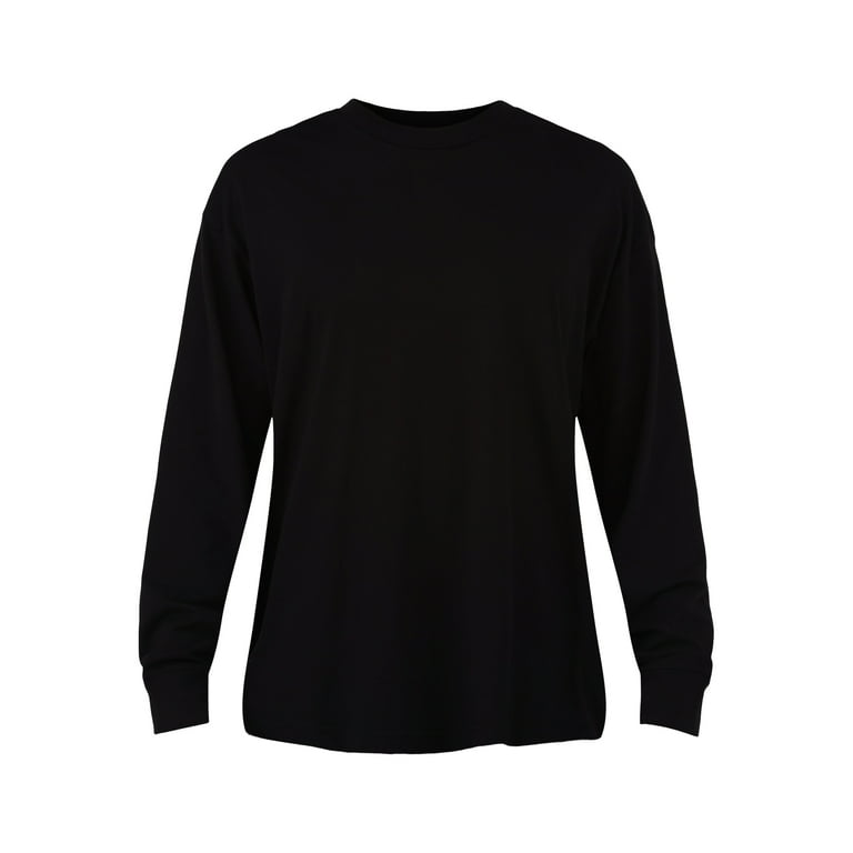 No Boundaries Men's & Big Men's Oversized Long Sleeve Tee No Boundaries Men's & Big Men's Oversized Long Sleeve Tee
