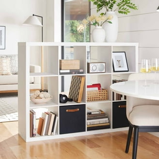 Uforic 6 Cube Organizer Bookcase, Farmhouse Cubby Bookshelf