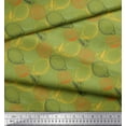 thumbnail image 3 of Soimoi Green Cotton Duck Fabric Lemon Slice Vegetable Printed Fabric 1 Yard 42 Inch Wide, 3 of 3