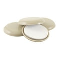 thumbnail image 3 of Super Sliders. 2-1/4" Round Self Stick Furniture Sliders Beige, 4 Pack, 3 of 9