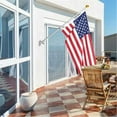 thumbnail image 4 of Dadatutu Aluminum Alloy Wall Flagpole Bracket Adjustable Two-Way Flagpole Fixing Frame, 4 of 5