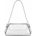 thumbnail image 1 of Bolso de hombro Motelader Y2K Leather Silver Metallic para mujer, 1 of 5