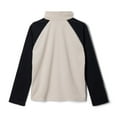 thumbnail image 2 of Columbia Youth Boys Glacial Half Zip, Dark Stone/Black, Large, 2 of 2