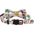 thumbnail image 2 of HLONK Collier pour Chat avec Clochette Nœud Papillon Boucle de Sécurité Chaton Chiot 7-11 Po Mobile Réglable, 2 of 5