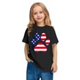 thumbnail image 6 of MKOSPLRT Red White and Blue Shirts for Kid 3-10 Years Short Sleeve Crew Neck 4th of July Tshirts Cute Stars and Stripes Graphic Tees, 6 of 9