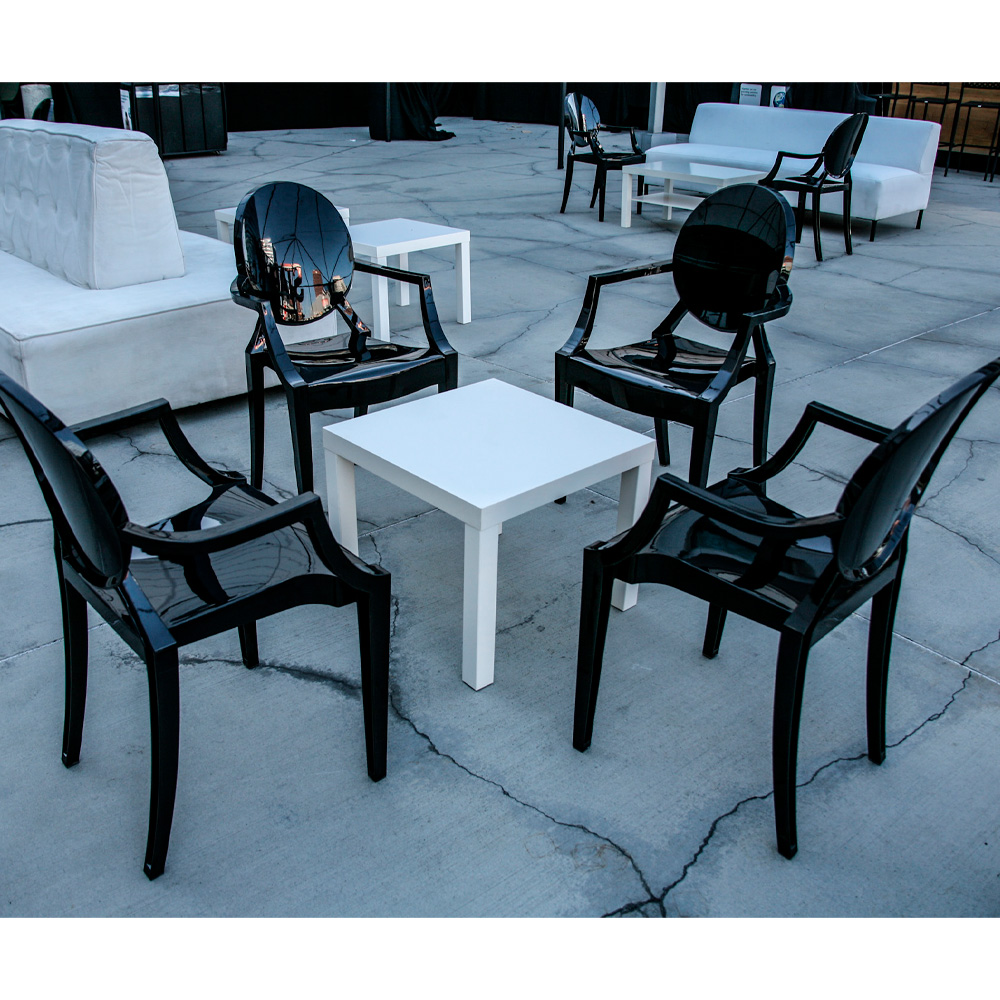 Ensemble de 6 chaises en plastique de la collection Heavenly