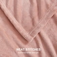 thumbnail image 3 of Blanket Dusty Pink Throws For Sofas Large Fluffy Warm Soft Blanket For Bed, 3 of 8