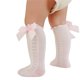 thumbnail image 1 of Bebé Niñas Calcetines Largos Color Sólido Lindo Bowknot Princesa Malla Calcetines Infantil Primavera Verano Casual Medias Nituyy Blanco, gris, rojo, amarillo, rosa. Toddler bebé niña arco princesa calcetines de malla, 1 of 5