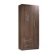 thumbnail image 2 of Ropero Closet Armario de Madera con Cajones, Entrepaños y 3 Puertas, Almacenamiento de Ropa cafe, 2 of 8
