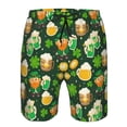 thumbnail image 4 of Naloa St Patrick's Day10 Men's Beach Shorts, Surfing shorts, Swim trunks, Quick Dry Swim Trunks for Surfing Beach Fun - 3X-Large, 4 of 9