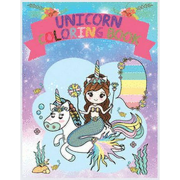 Unicorn coloring book: A amazing cute Coloring Book with Magical Unicorns for kids . (Paperback)