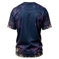 thumbnail image 3 of YNGKMEA Mens Short Sleeve Shirts Halloween Crewneck Graphic Costumes Vintage Pumpkin Letter Print Tshirt, 3 of 4