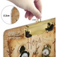 thumbnail image 4 of FMSHPON Christmas Tree Snow Clipboard Hardboard Wood Nursing Clip Board and Pull for Standard A4 Letter 13x9 inches, 4 of 7