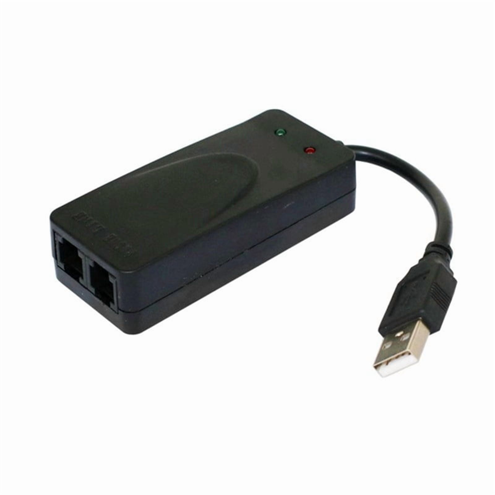USB Fax Modem Dual Port USB2.0 56K V.92 V.90 External Modem Driver
