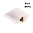 thumbnail image 1 of 100pcs Empty Tea Bags Filter Bag Healthy Bulk Filter Nonwoven Fabric White, 1 of 5