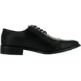 thumbnail image 2 of Coronado Mens Dress Shoe Milano-1 Classic Oxford Fashion Wing Tip Style Leather Lining, 2 of 4
