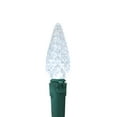 thumbnail image 5 of Brite Star 35ct Battery Operated Faceted LED C6 Christmas Lights Pure White - 11' Green Wire, 5 of 5