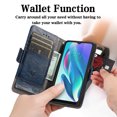 thumbnail image 2 of Case for Motorola Moto G50 5G Cover Leather Wallet Folio Case Book Design Flip Magnetic Closure - Blue, 2 of 5